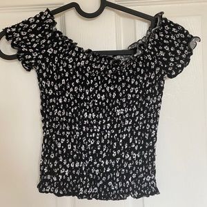 Off the shoulder Floral top